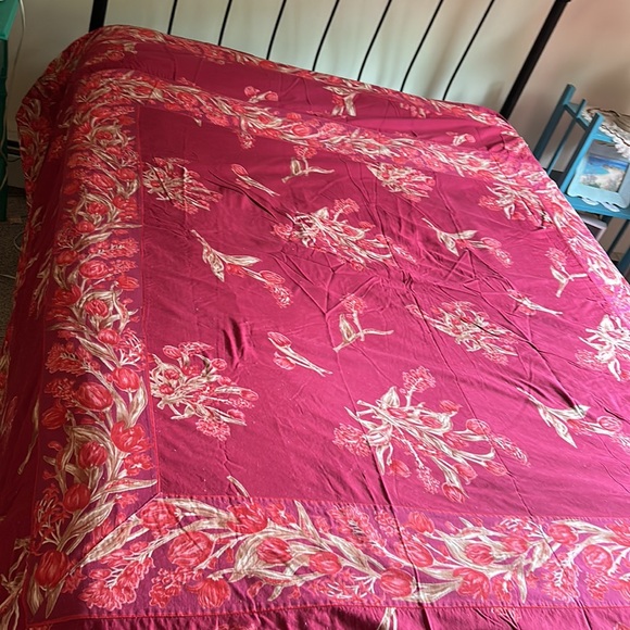 Vintage April Cornell Reversible Full Size Duvet Cover - Picture 8 of 12